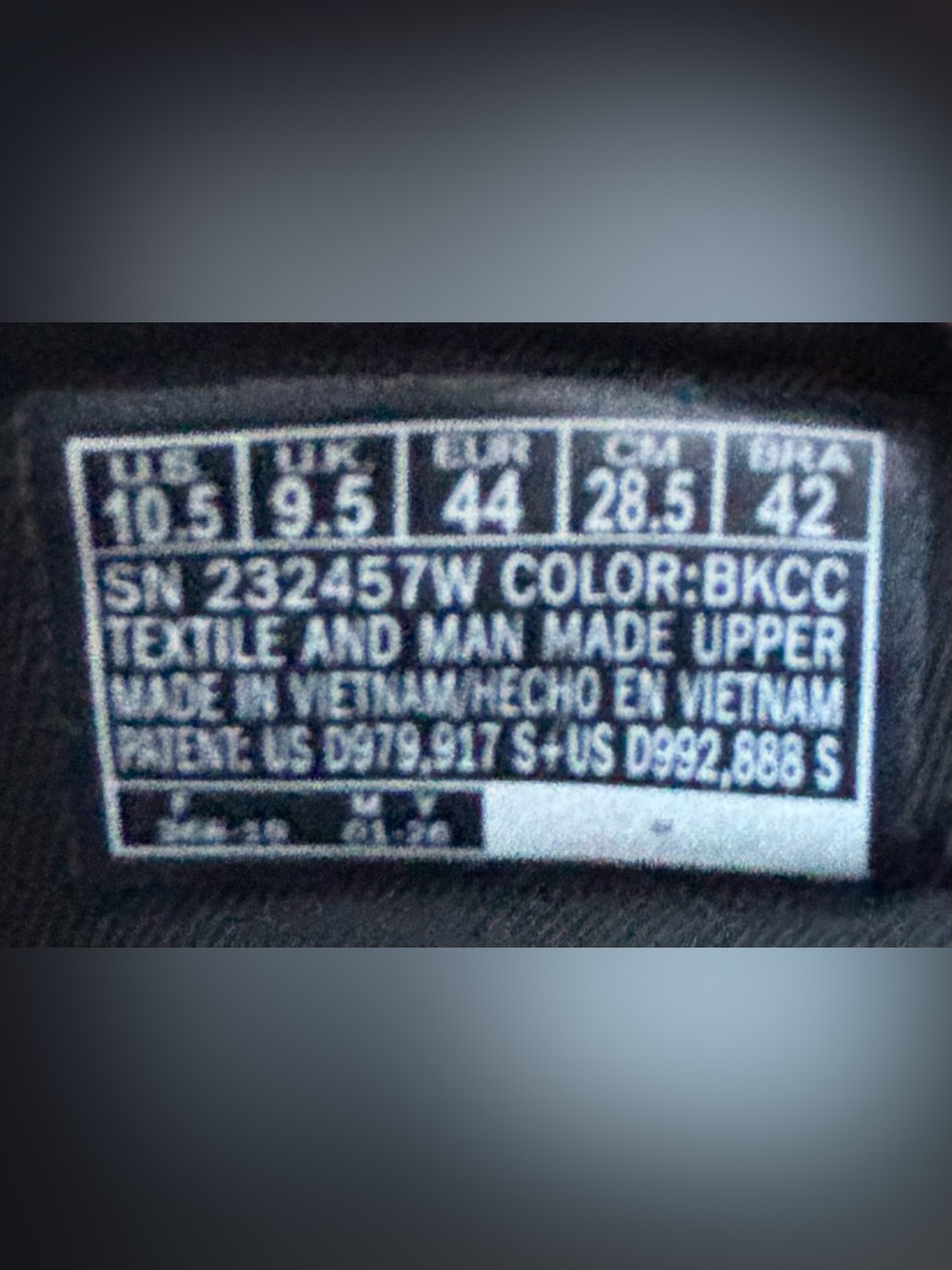 Skechers Slip-ins Black and Gray Athletic Sneakers Men’s Size 10.5 Wide Fit. - Picture 5 of 6